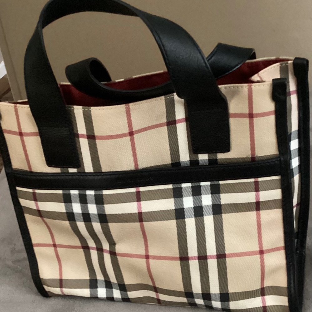Authentic BURBERRY small tote